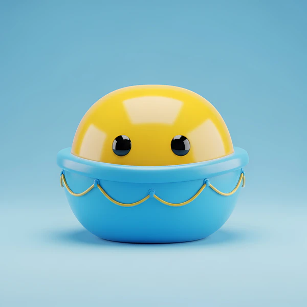 Cartoon Sphere Character