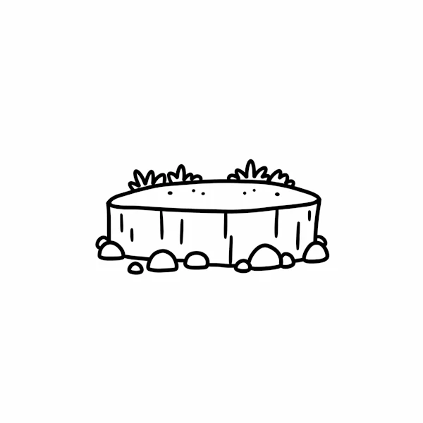 Tree Stump Illustration