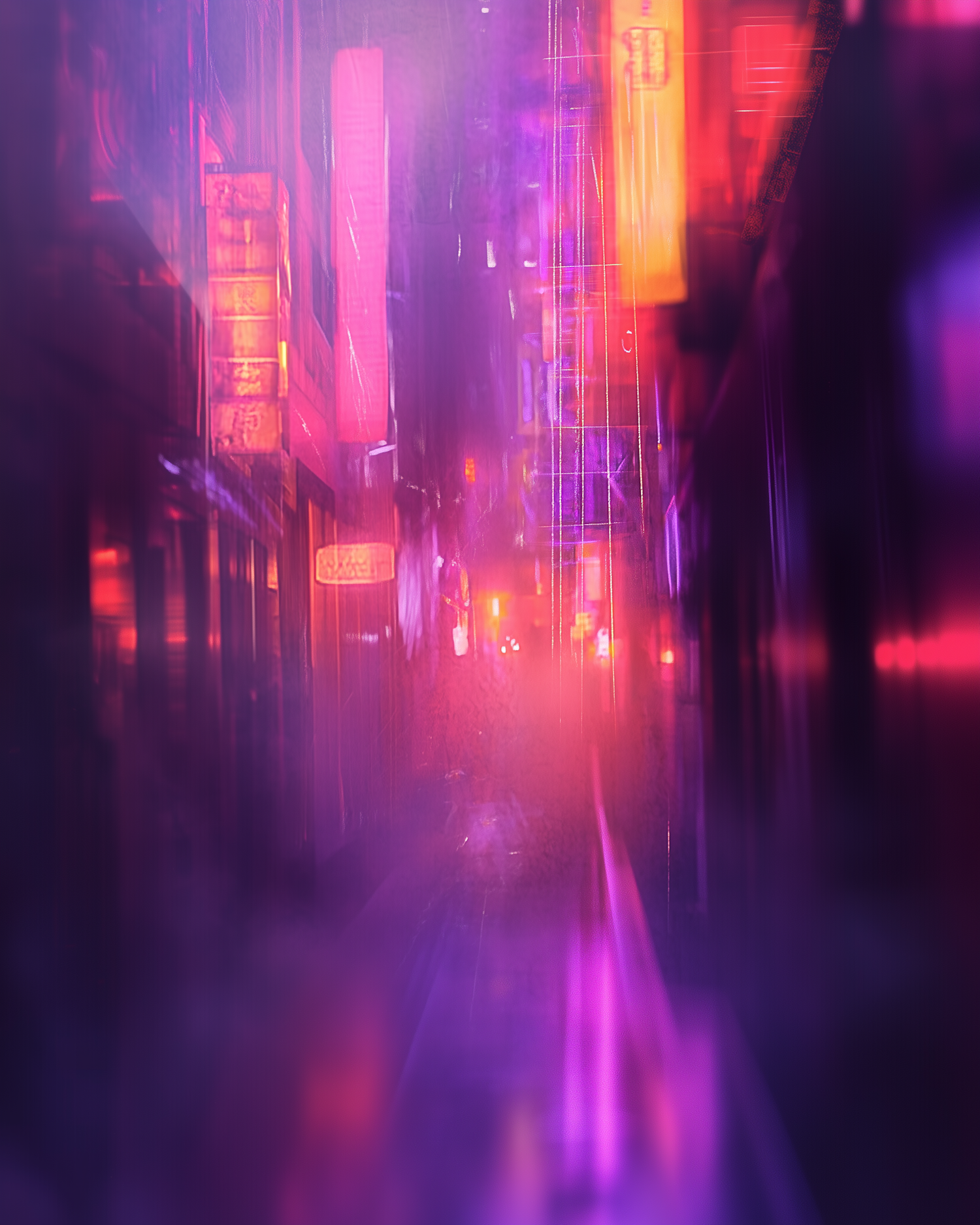 Vibrant Urban Night Scene