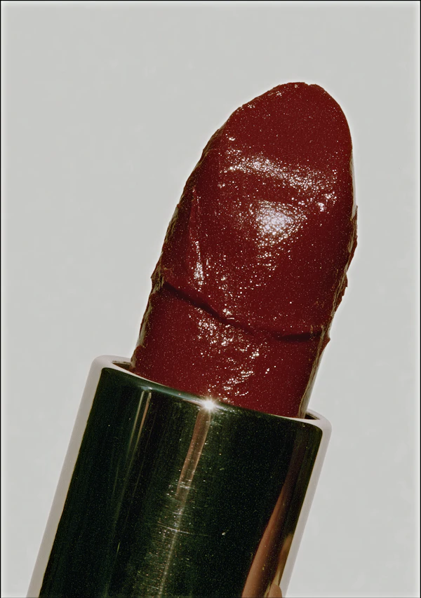 Glossy Red Lipstick