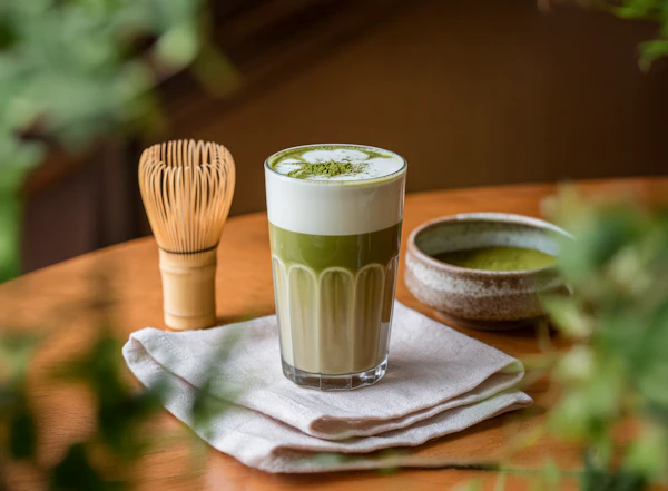 Matcha Latte Setup