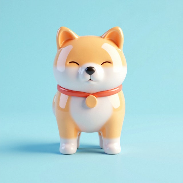 Stylized Shiba Inu