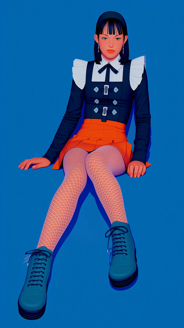Stylized Woman Portrait