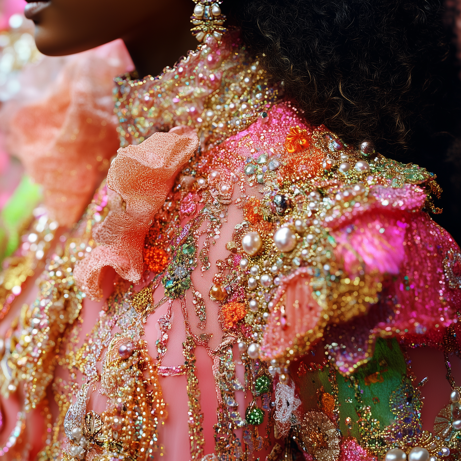 Intricately Designed Garment Close-Up