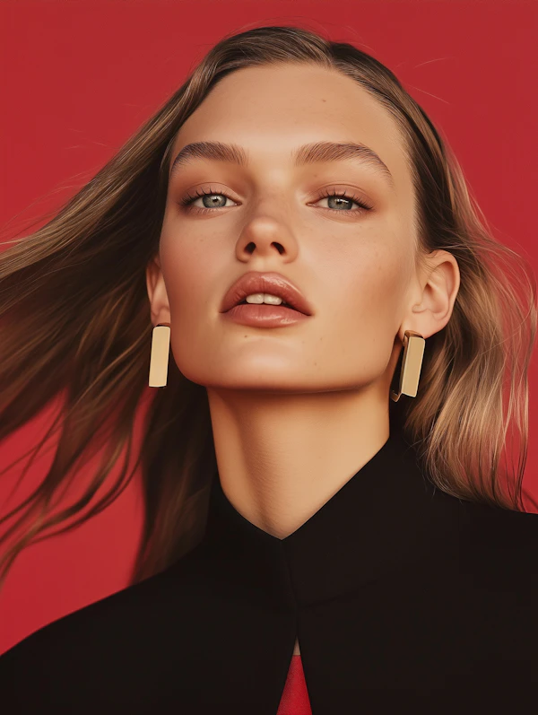 Modern Portrait Close-Up