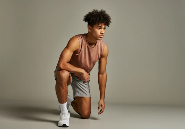 Athletic Man in Studio