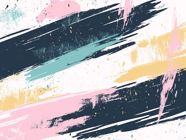 Abstract Brushstrokes Art