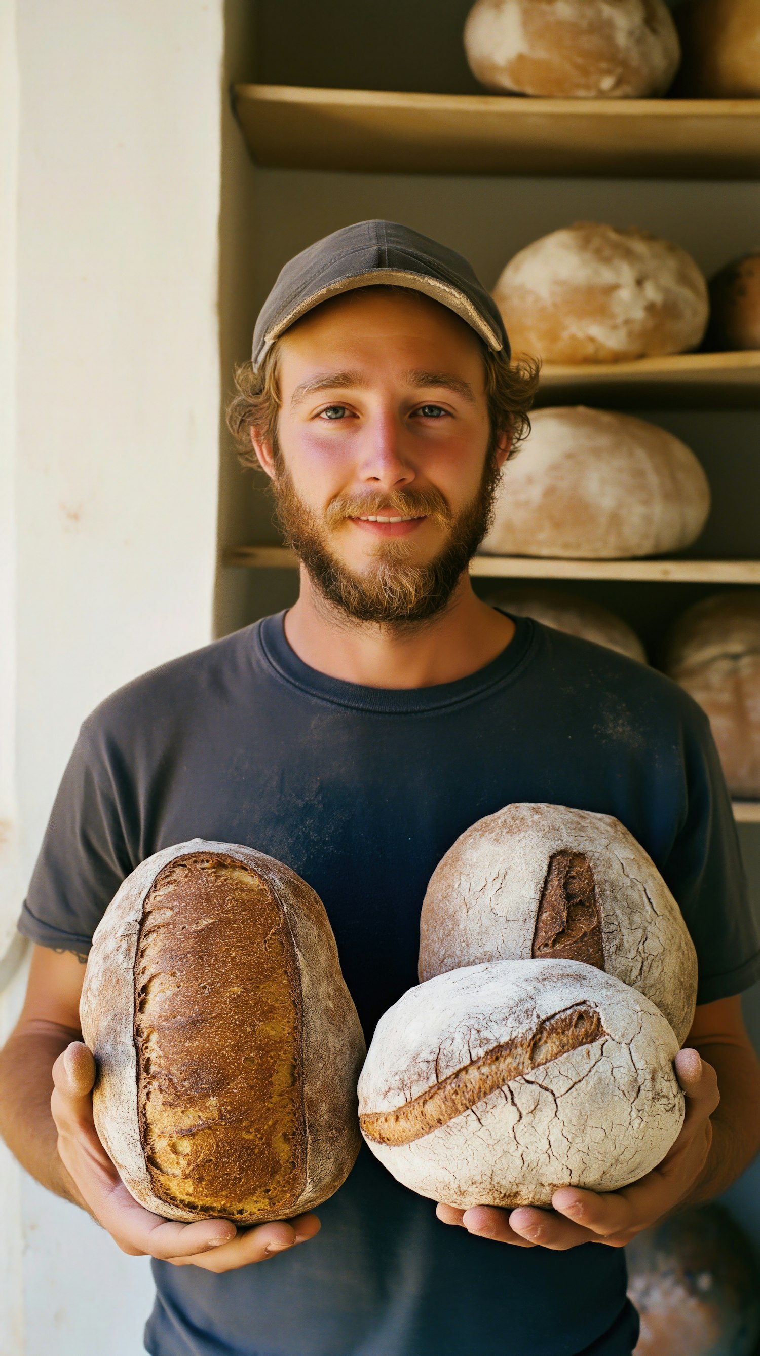 Artisanal Baker with Bread