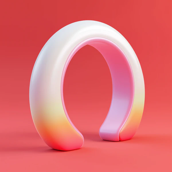 Glossy Gradient Arch