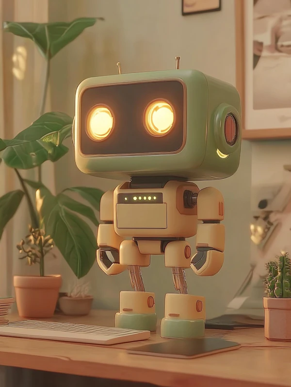 Retro Robot Workspace
