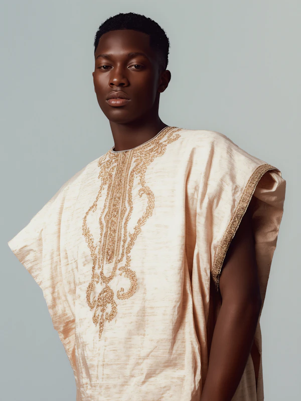 Man in Traditional Attire