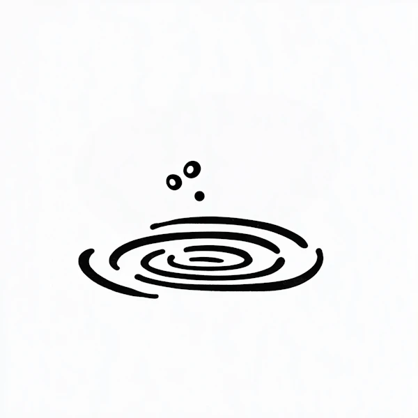 Minimalist Water Ripples