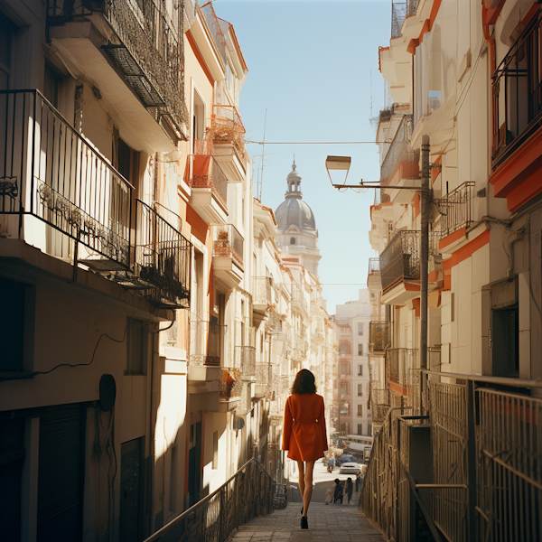 Solitary Afternoon Walk in the Heritage City