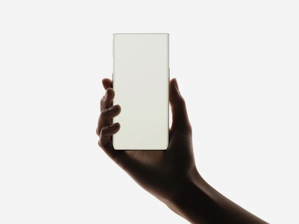Hand Holding Smartphone