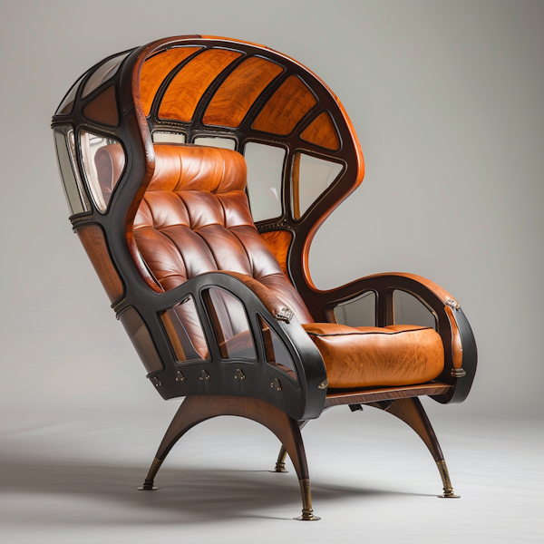 Luxurious Vintage-Style Armchair