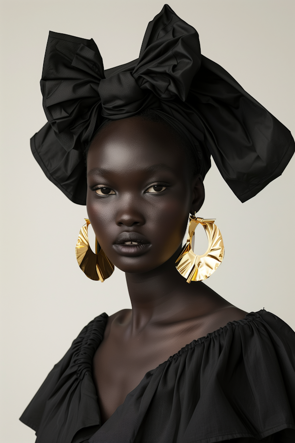 Fashion Portrait of African Woman