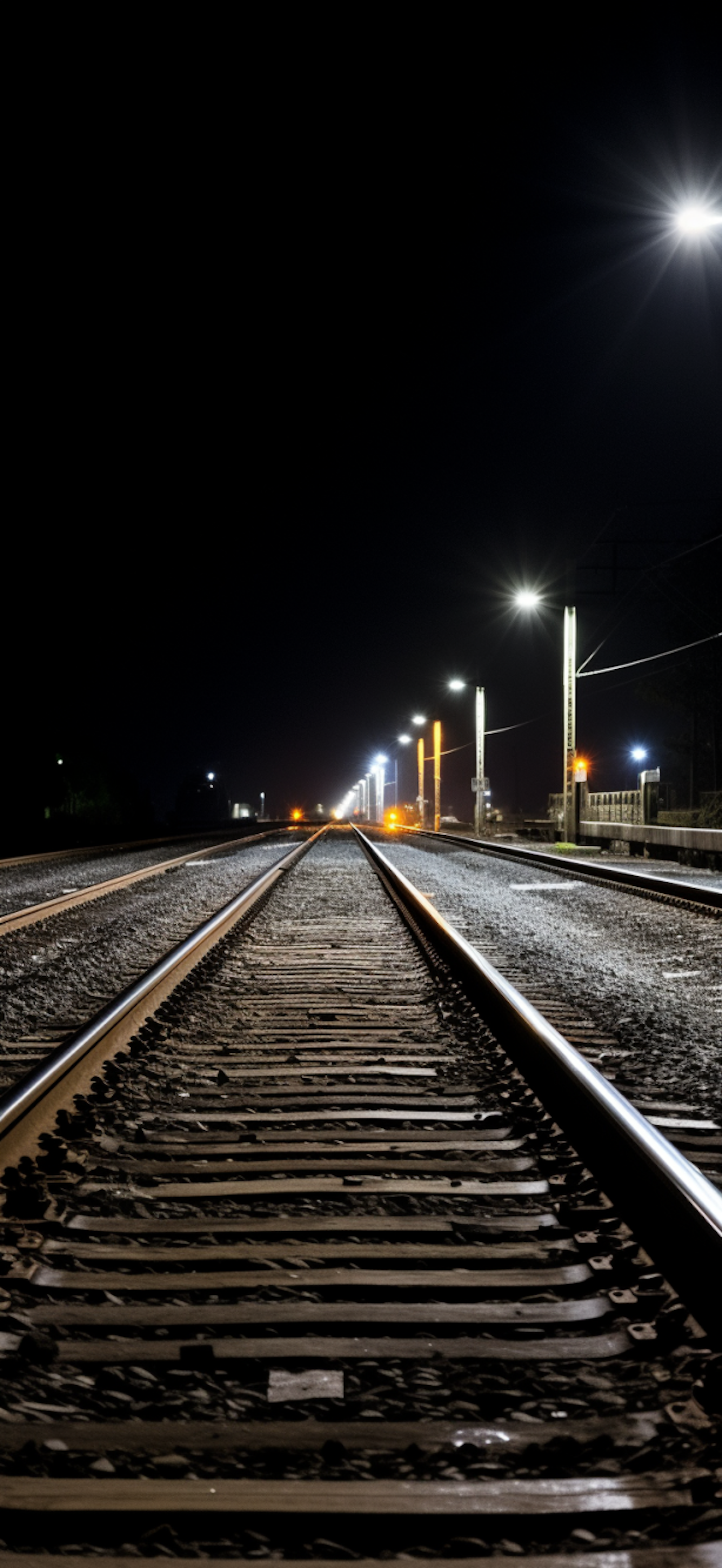 Nighttime Railroad Serenity