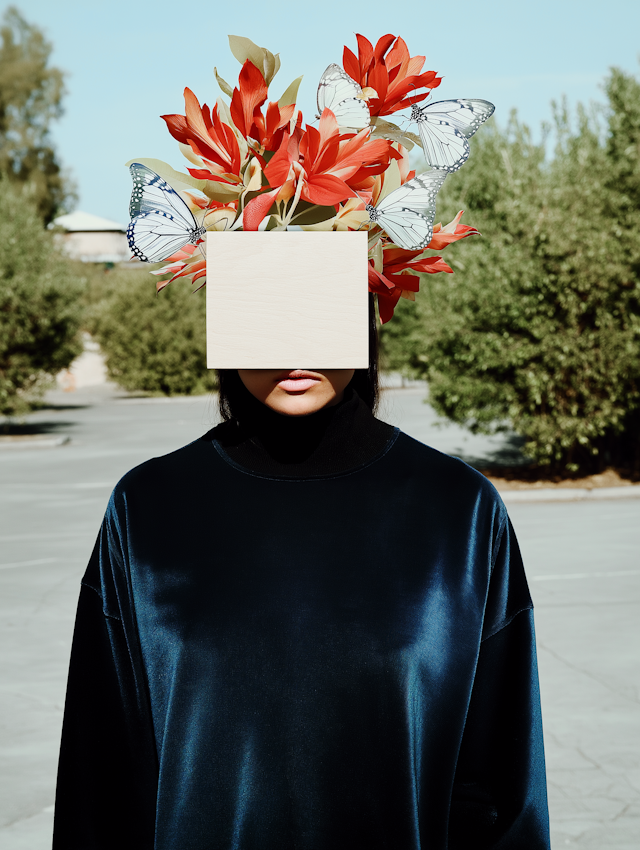 Floral Headpiece Portrait