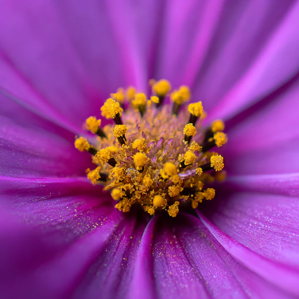 Purple Flower Macro