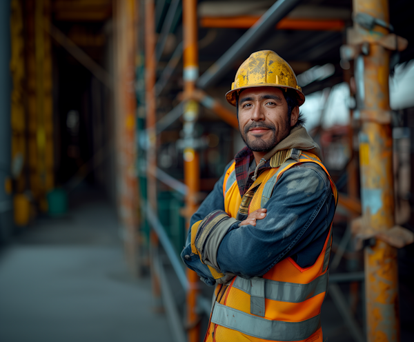 Confident Industrial Worker