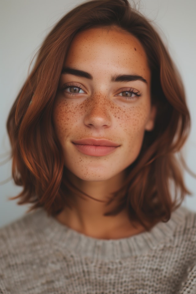 Serene Portrait of Young Woman