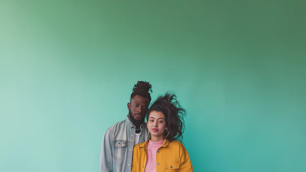 Dynamic Duo in Contrasting Hues