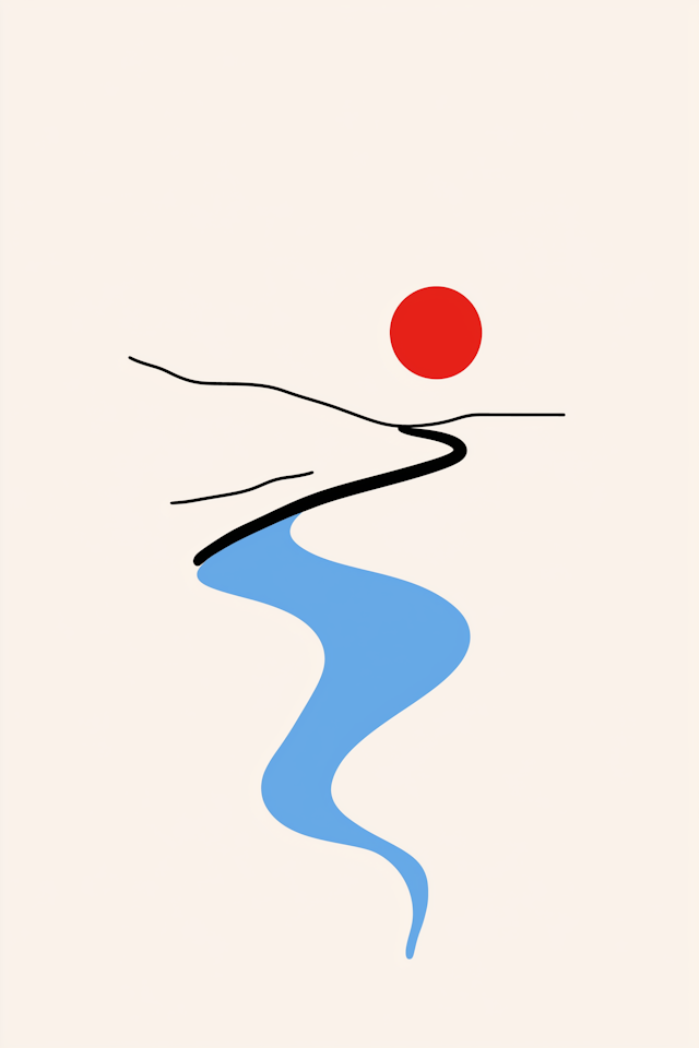 Minimalist Abstract Landscape