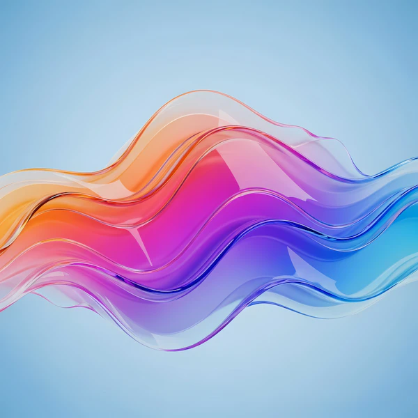 Abstract Colorful Waves