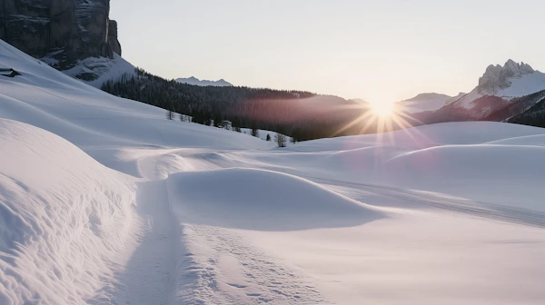 Serene Winter Landscape