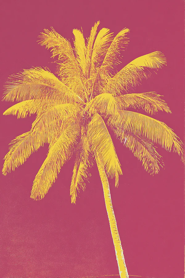 Pop-Art Palm Tree