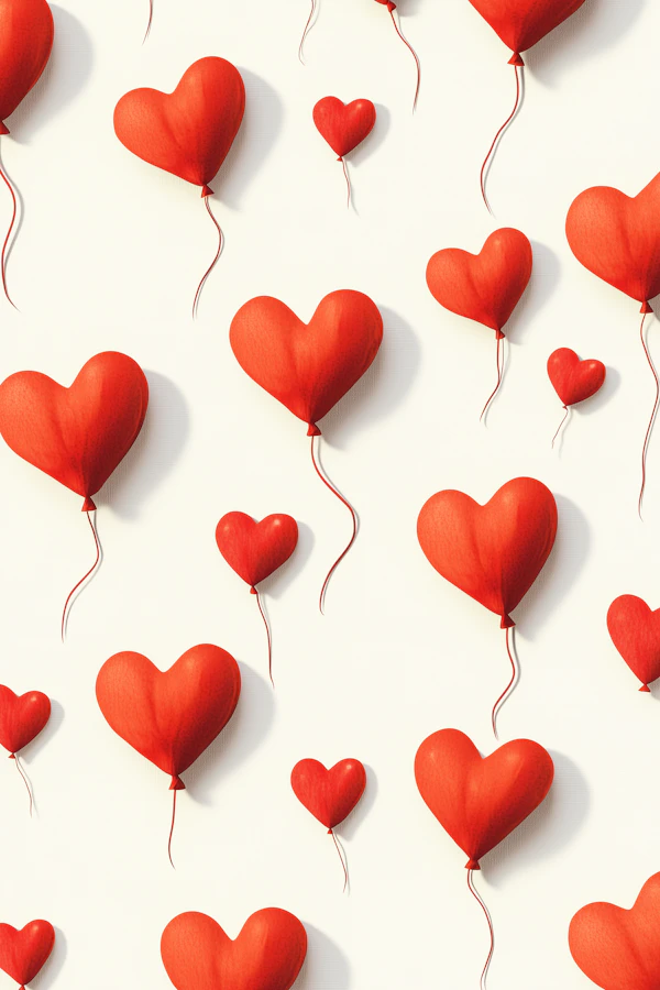 Heart Balloon Pattern