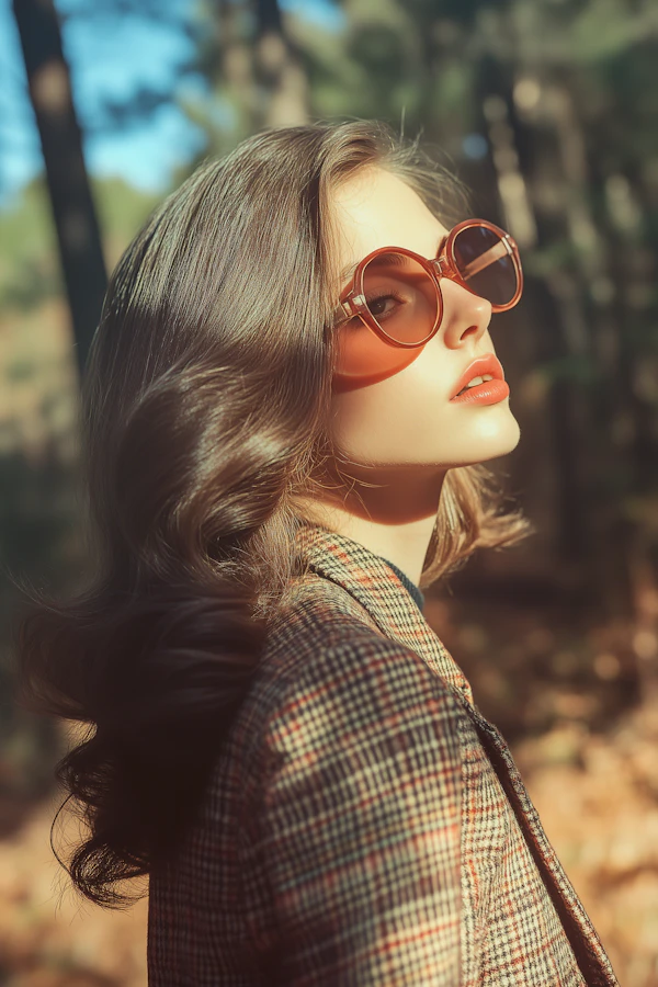 Stylish Portrait with Sunglasses