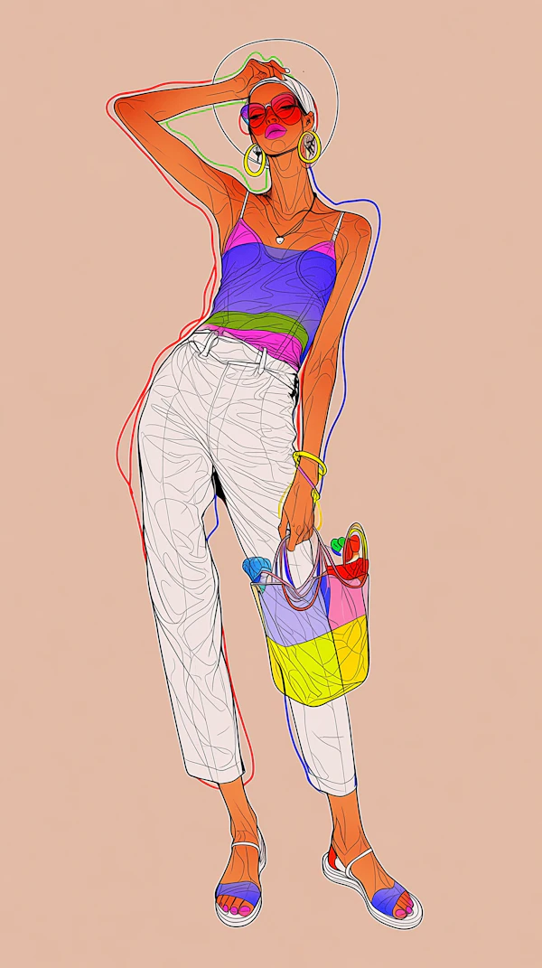 Stylish Individual Pose
