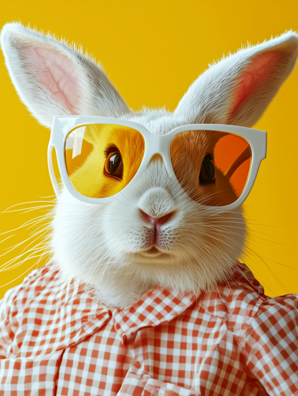 Cool Rabbit in Sunglasses