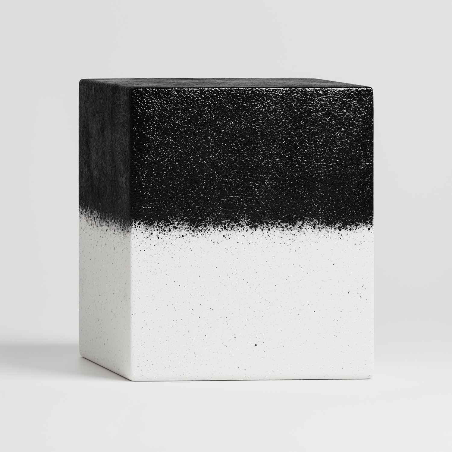 Two-Tone Textured Cube