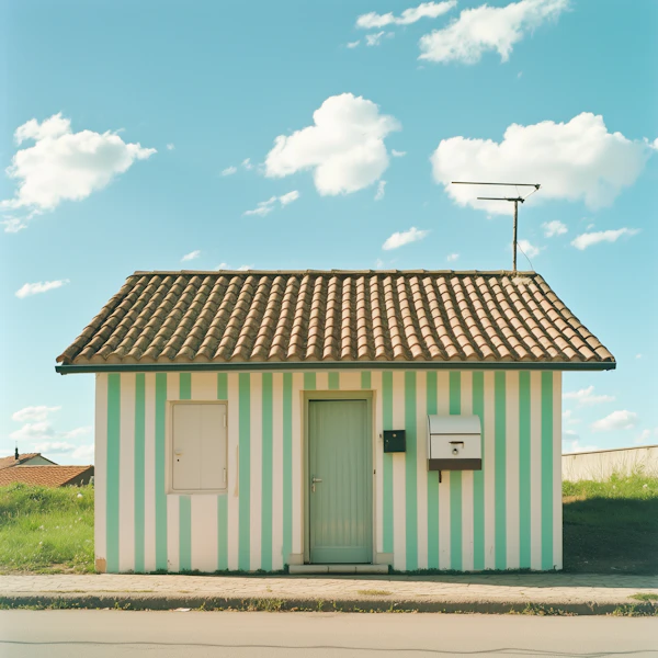 Charming Striped House