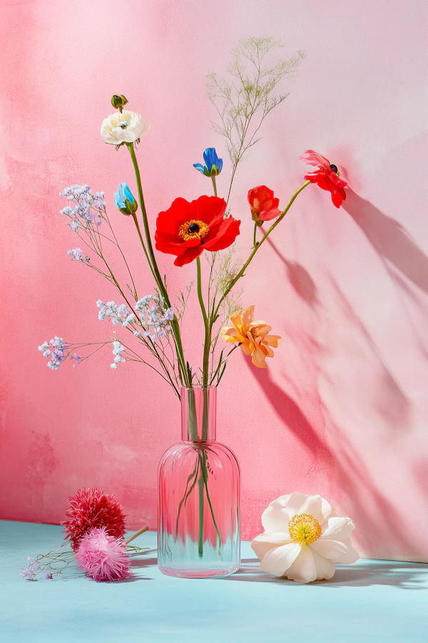 Vibrant Floral Still Life