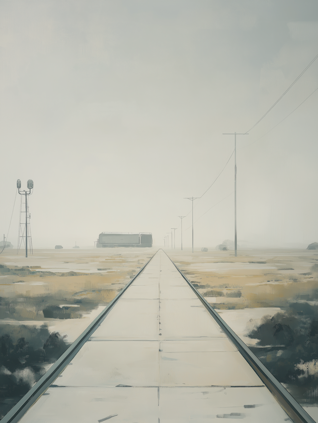 Tranquil Railway Landscape