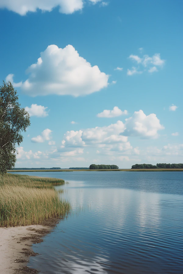 Serene Lakeside Scene