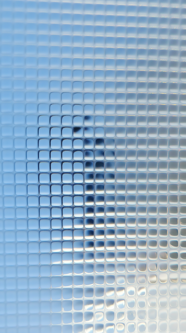 Abstract Blue Tile Grid