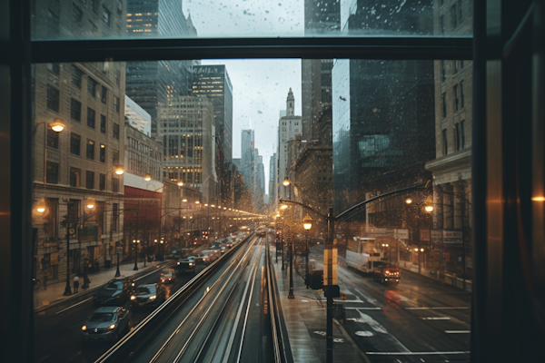 Rainy Urban Perspective