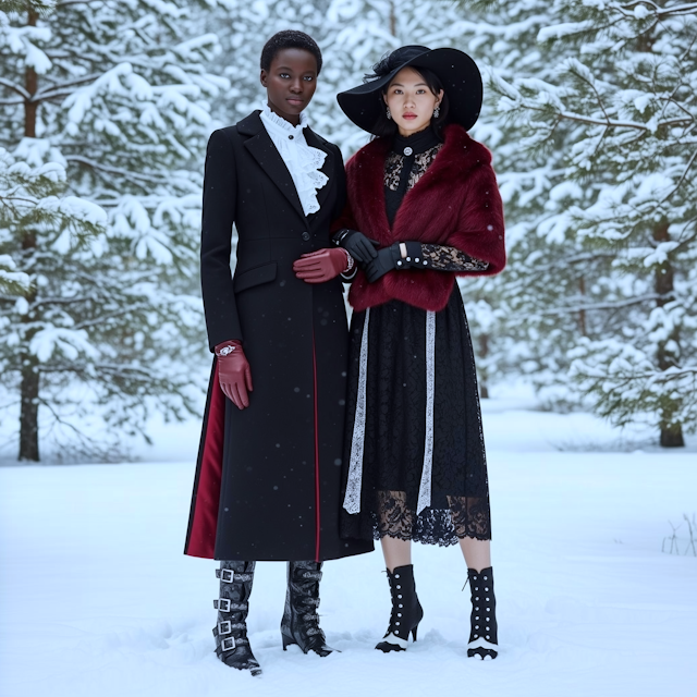 Elegant Winter Duo