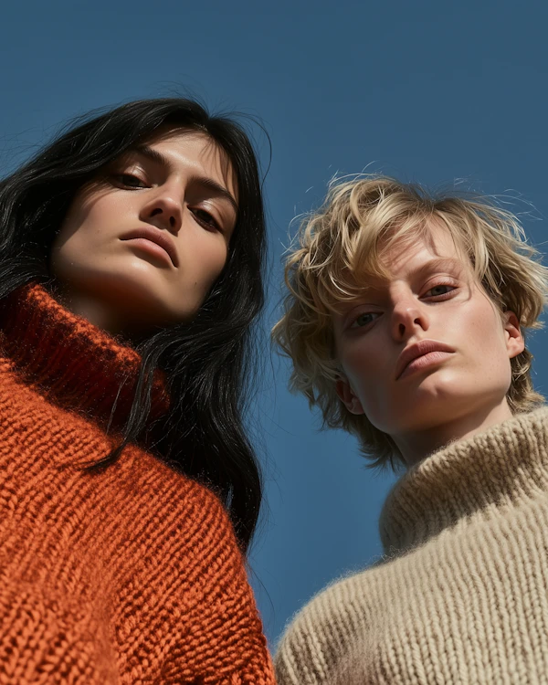 Low-Angle Knitwear Duo