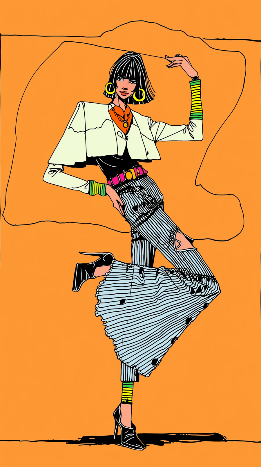Stylized Fashion Pose