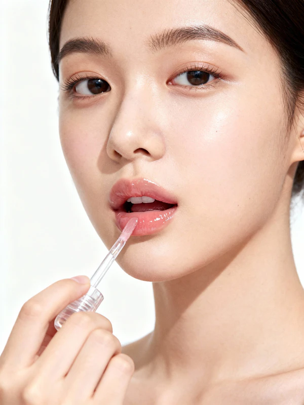 Lip Gloss Application