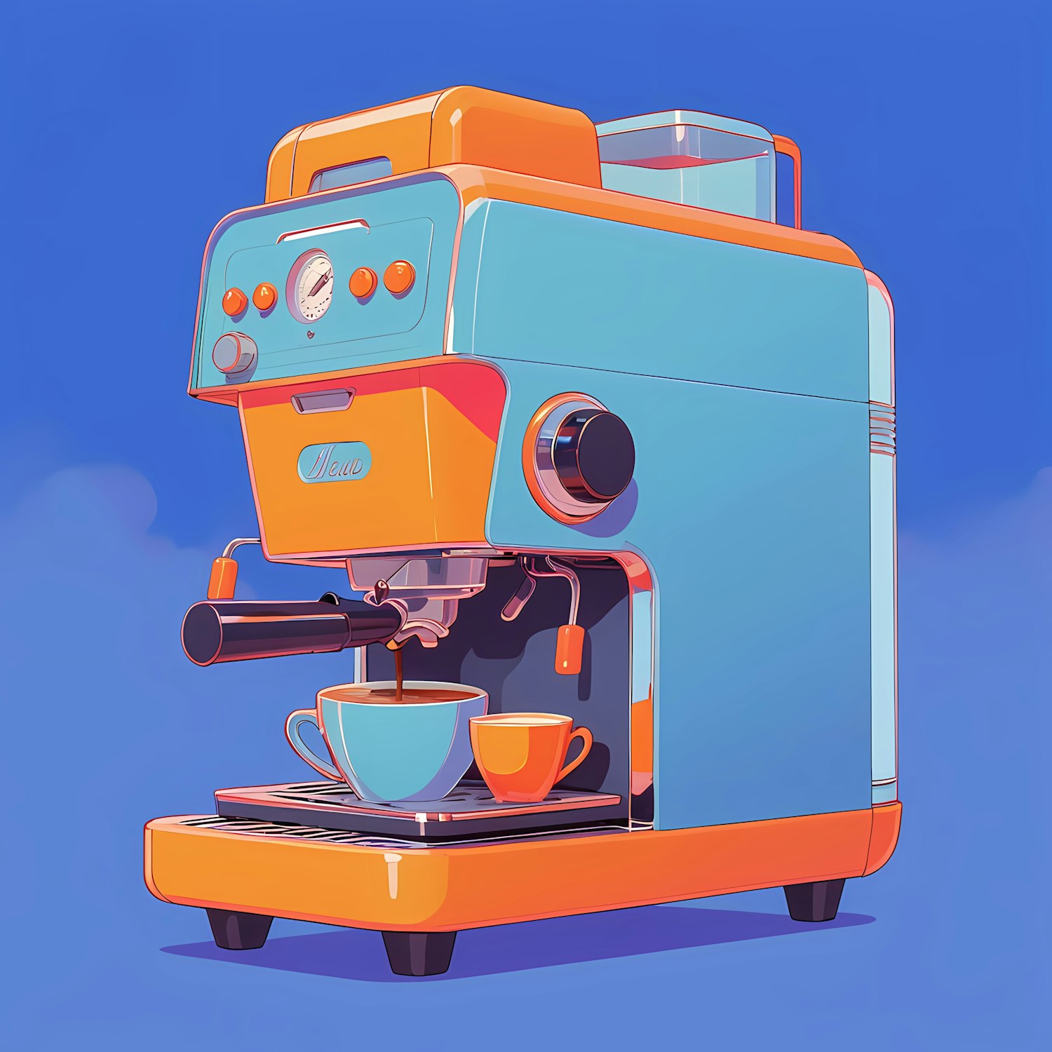 Retro Espresso Machine