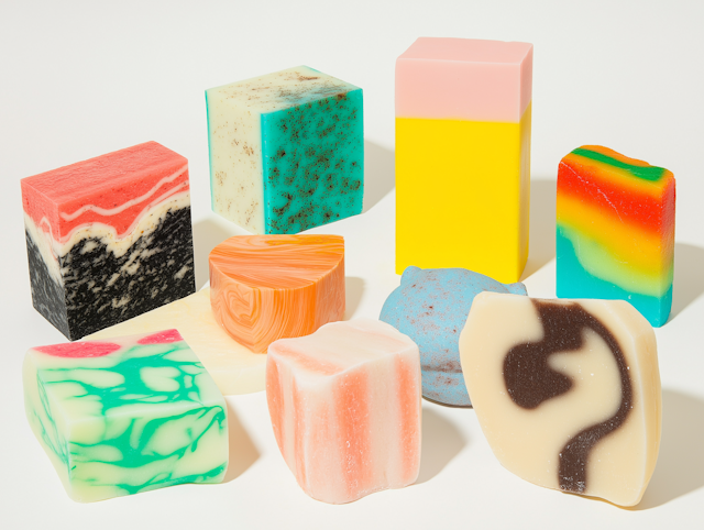 Colorful Artisanal Soap Bars