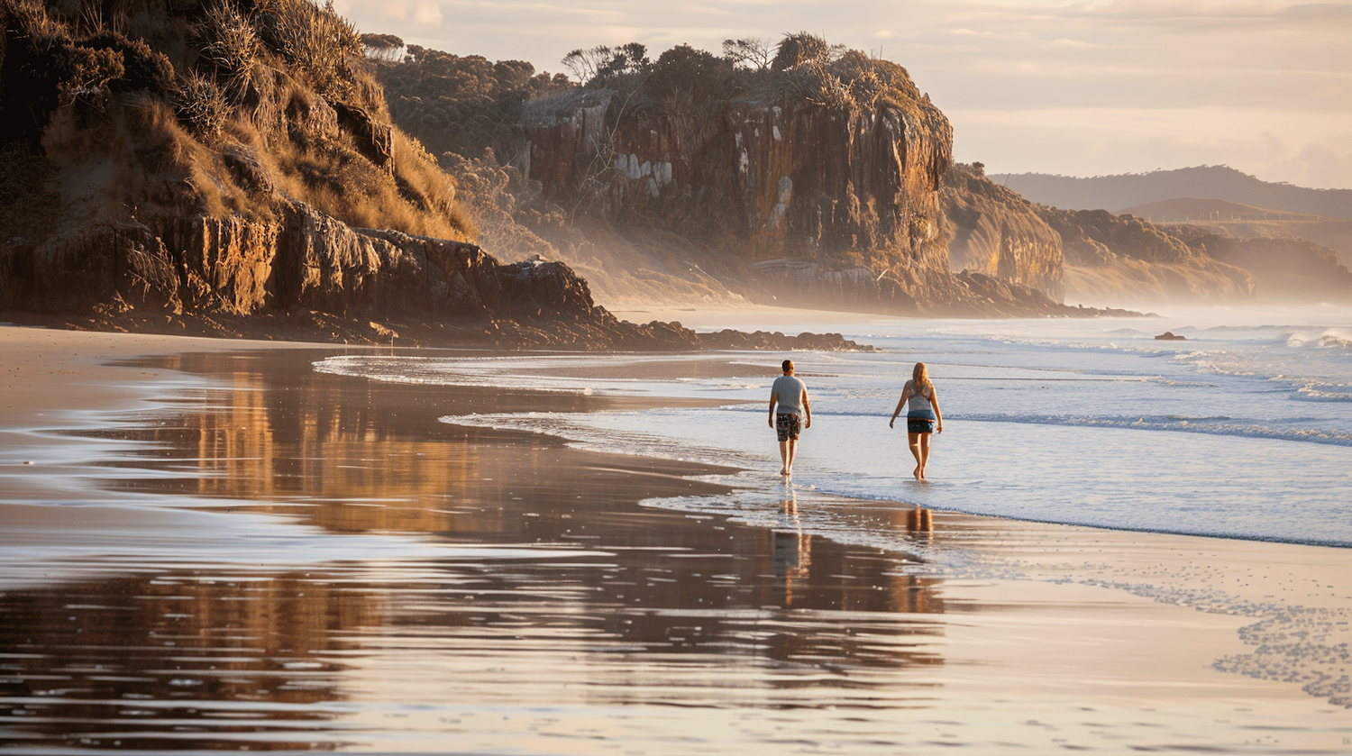 Serene Beach Sunset