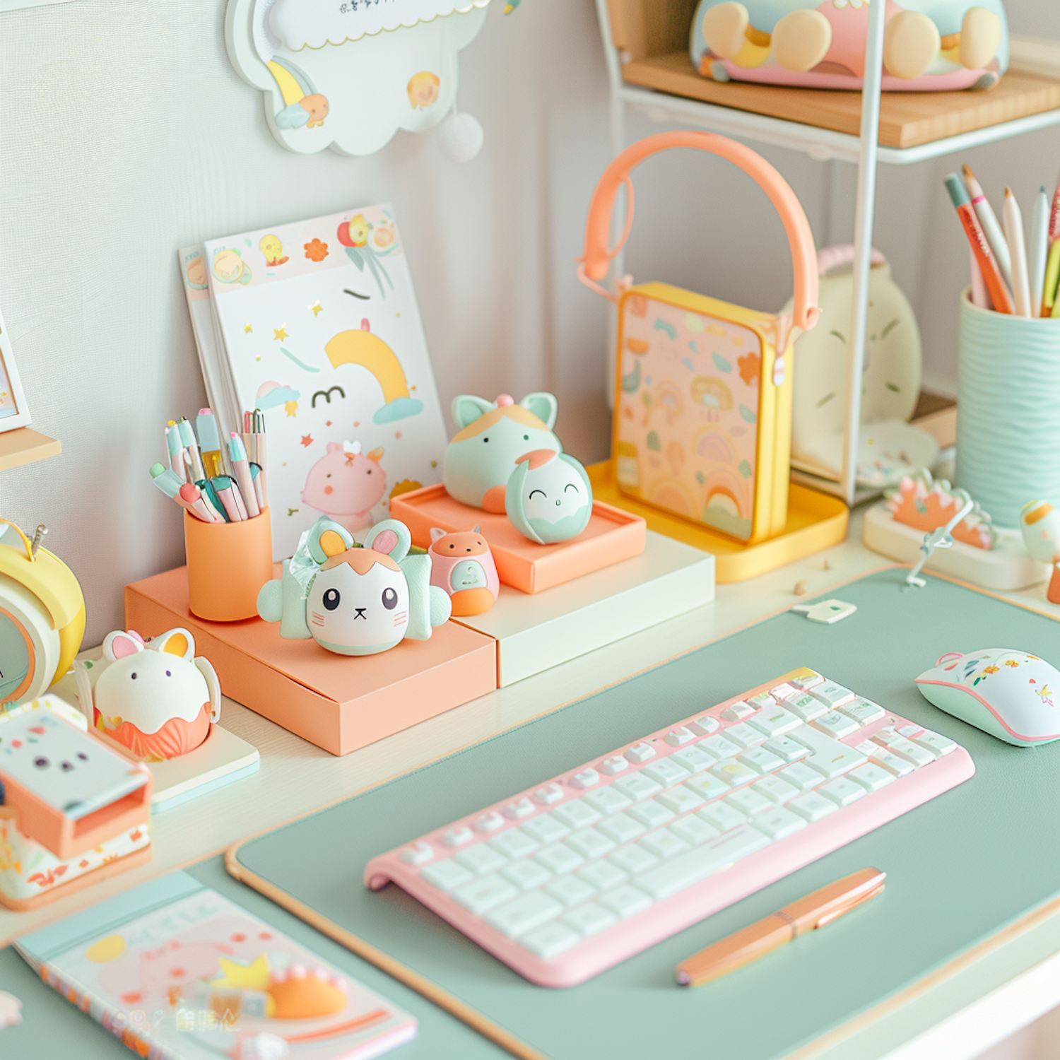 Whimsical Cartoon Themed Workstation