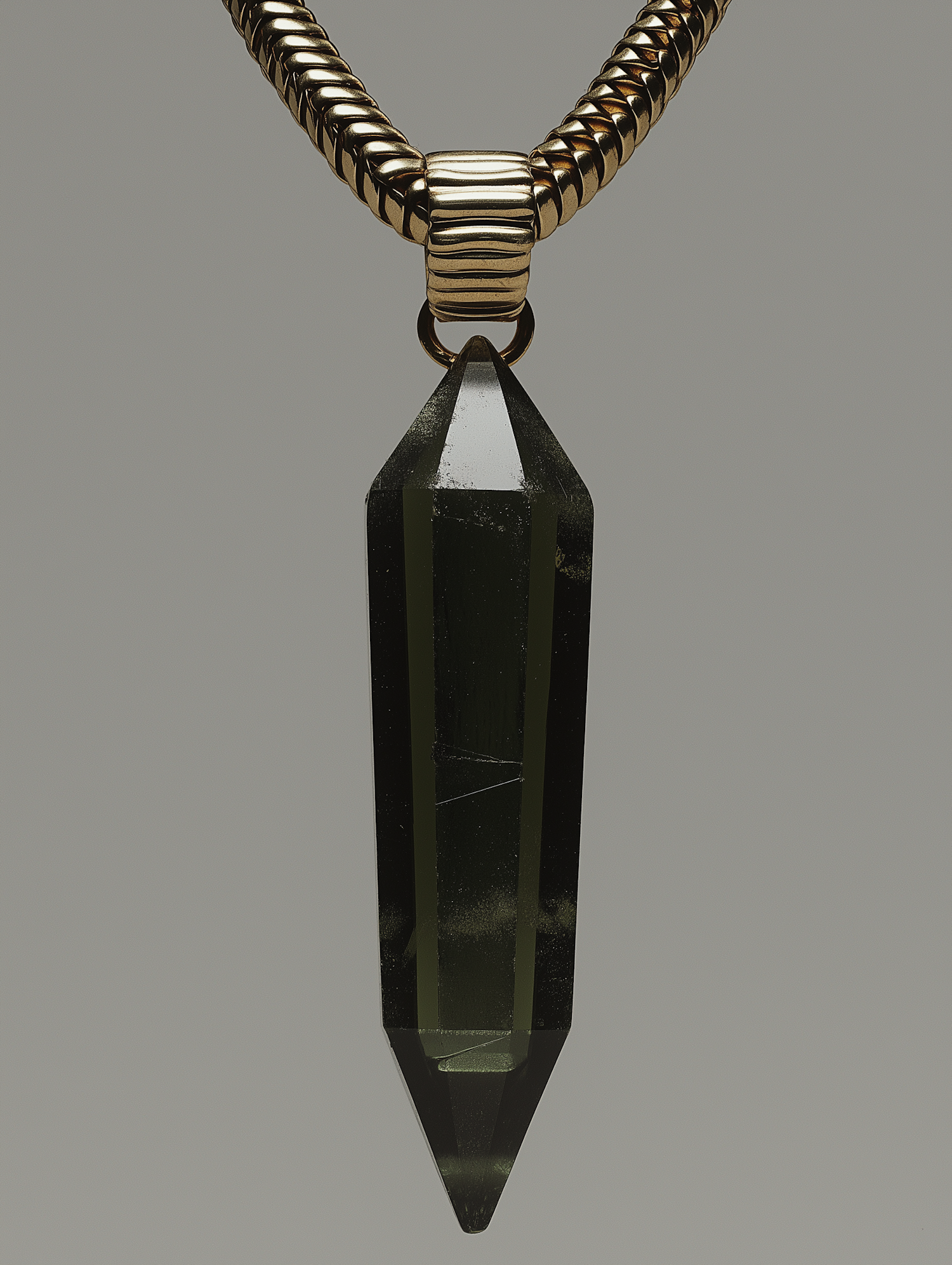 Elegant Green Crystal Pendant